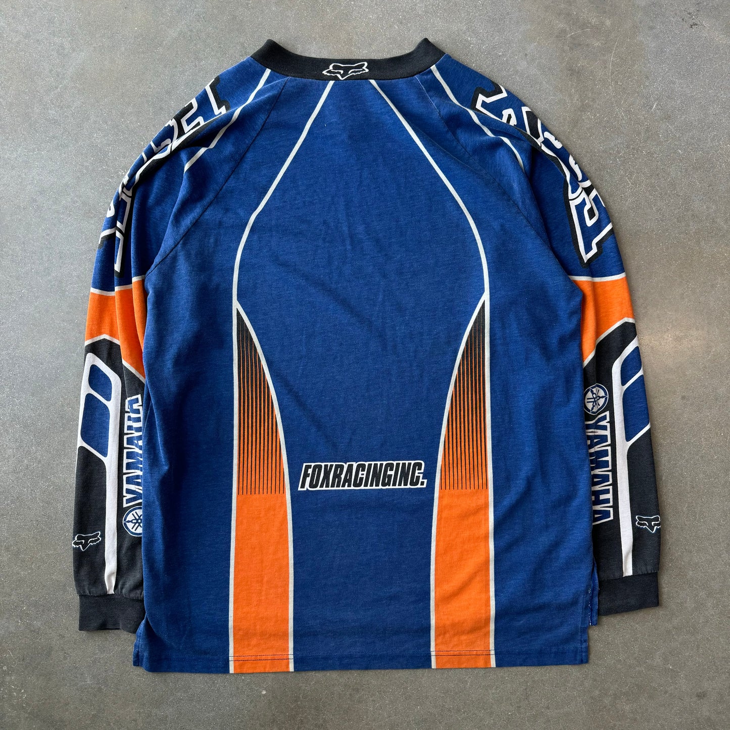 Vintage 1990s Yamaha Fox Longsleeve BMX T-Shirt [XL]