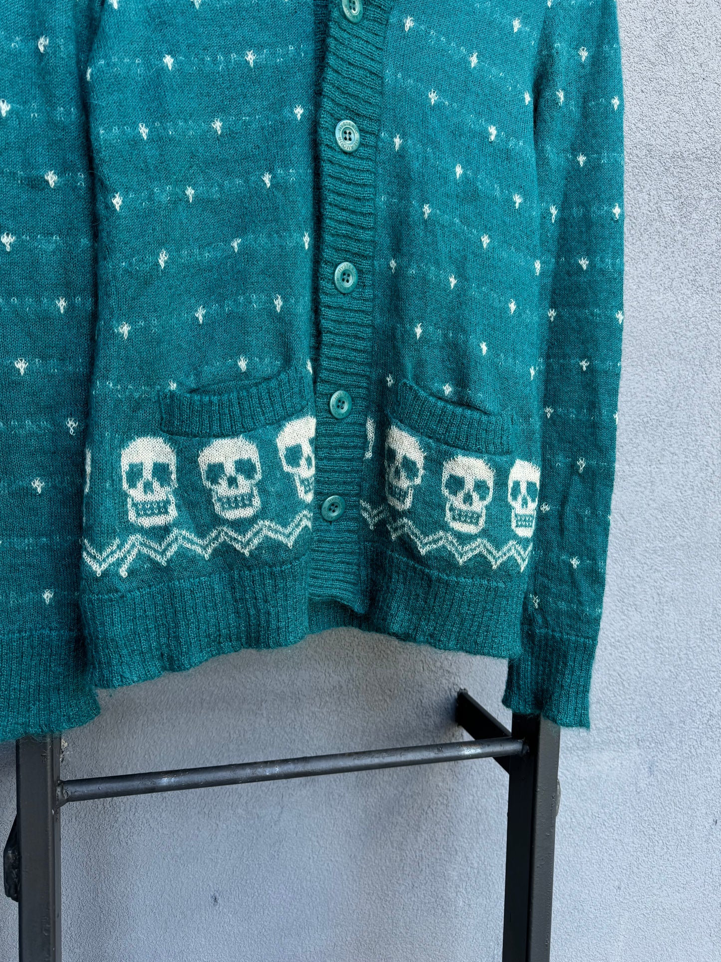 Hysteric Glamour Skull Sweater Cardigan