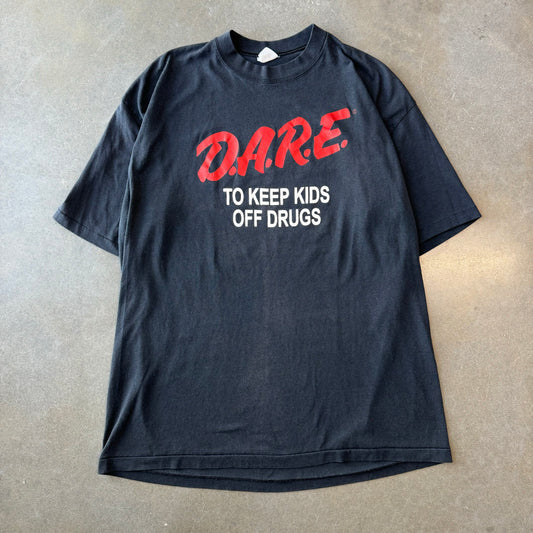 Vintage 1990s Faded Dare T-Shirt [XL]