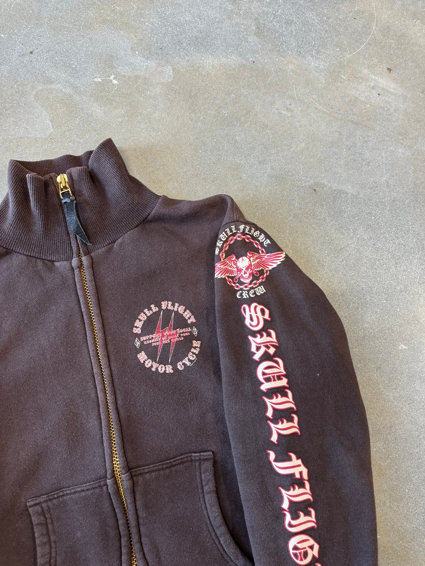 Vintage Y2K Japanese Brand Zip-Up [M/L]