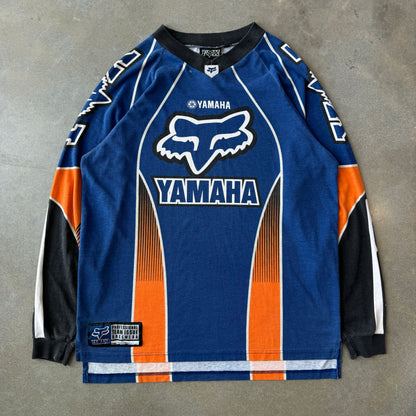 Vintage 1990s Yamaha Fox Longsleeve BMX T-Shirt [XL]