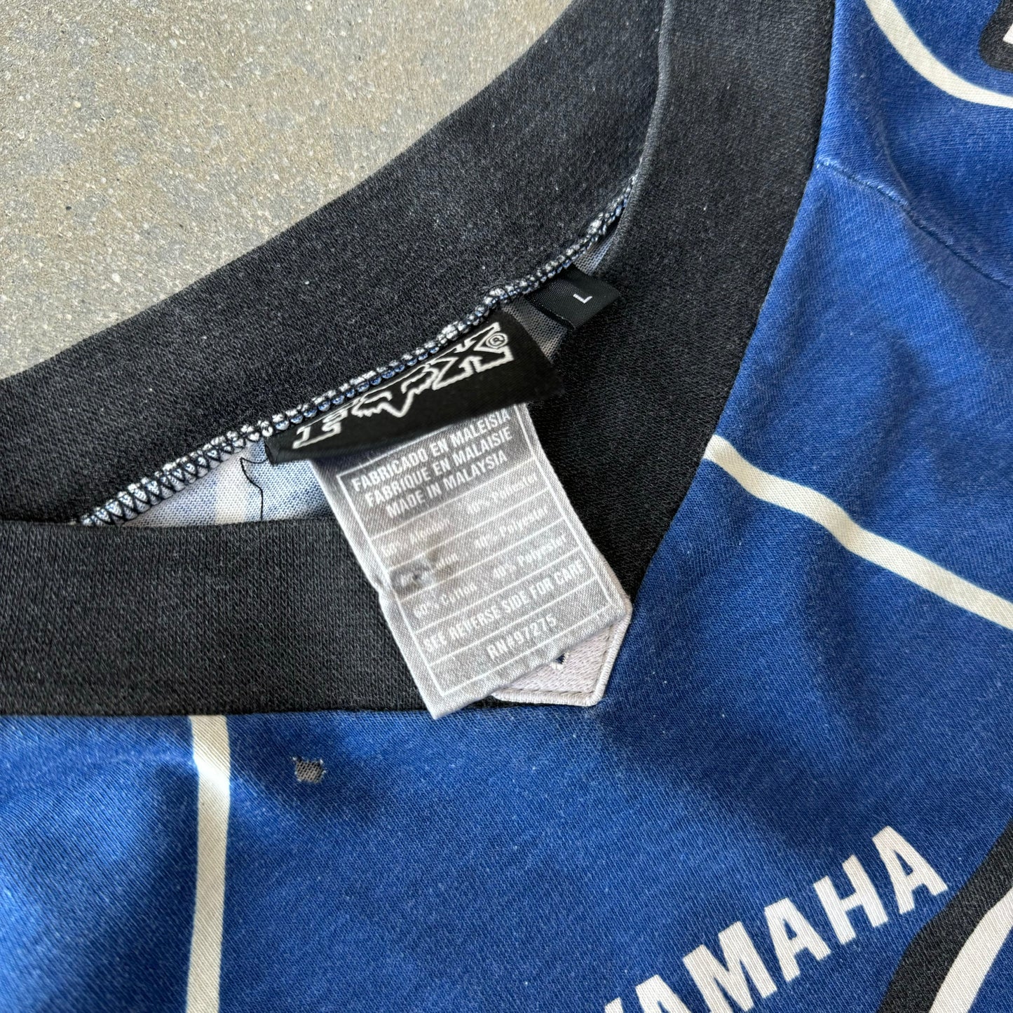 Vintage 1990s Yamaha Fox Longsleeve BMX T-Shirt [XL]