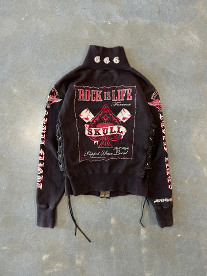 Vintage Y2K Japanese Brand Zip-Up [M/L]