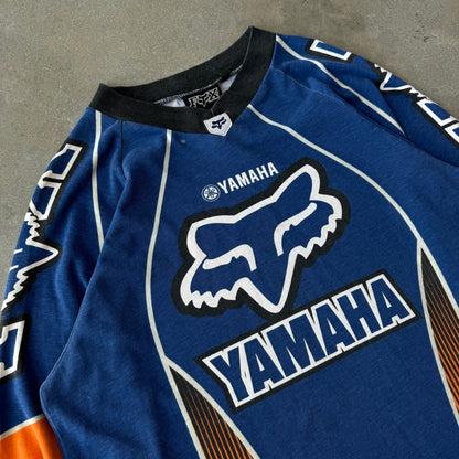 Vintage 1990s Yamaha Fox Longsleeve BMX T-Shirt [XL]