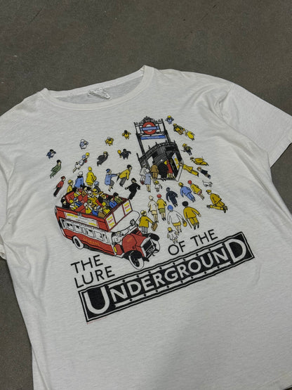 Vintage 1990s London Underground T-Shirt [L]