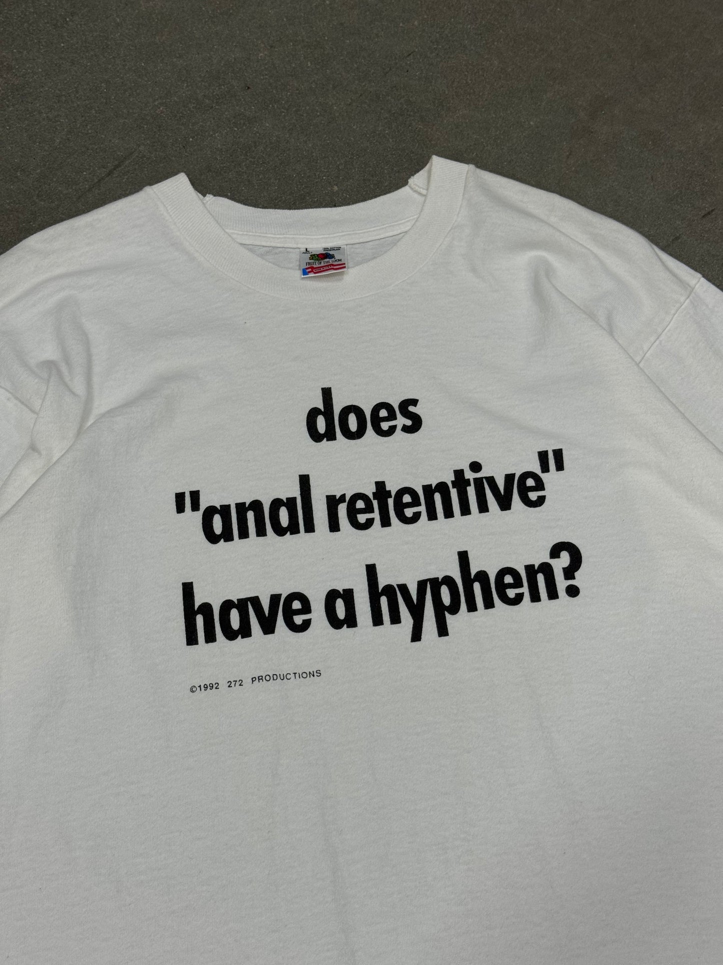 Vintage 1990s Obscure Text T-Shirt [L]