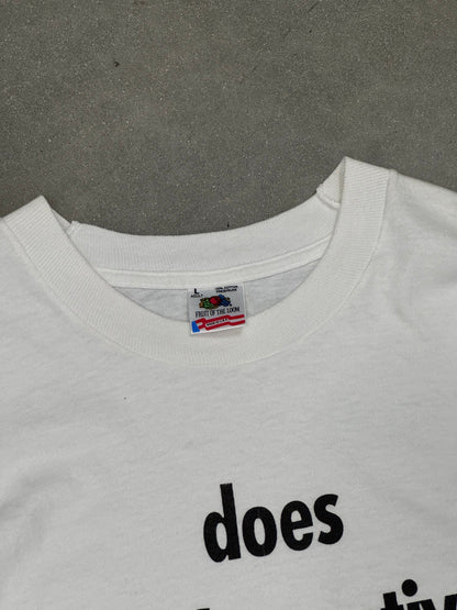 Vintage 1990s Obscure Text T-Shirt [L]