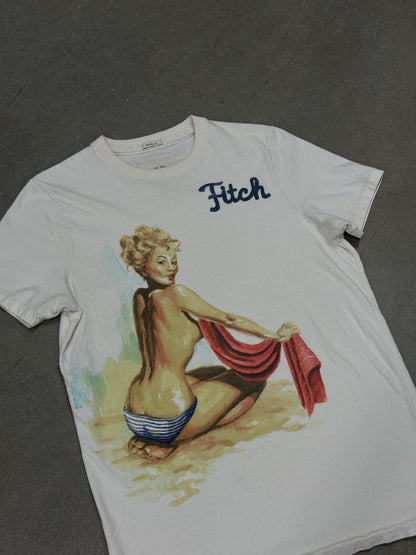 Vintage Y2K Abercrombie & Fitch Lady T-Shirt [L]