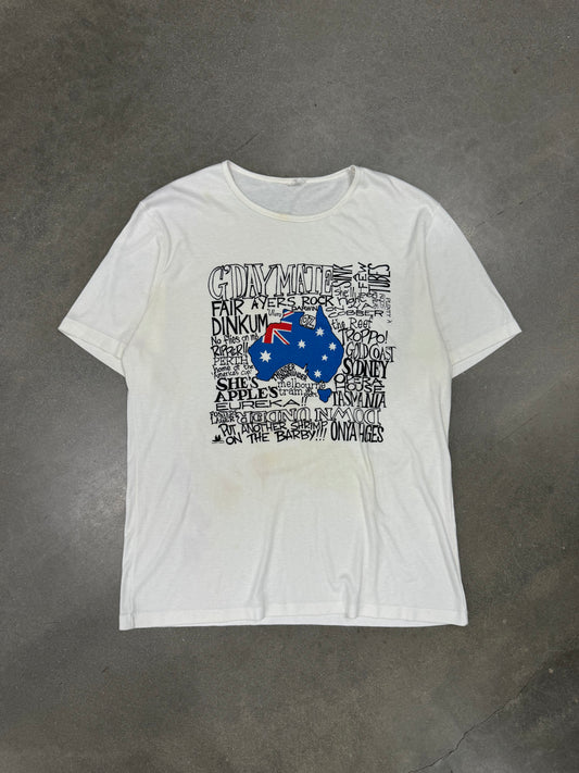 Vintage 1980s Australia Punk T-Shirt [L/XL]