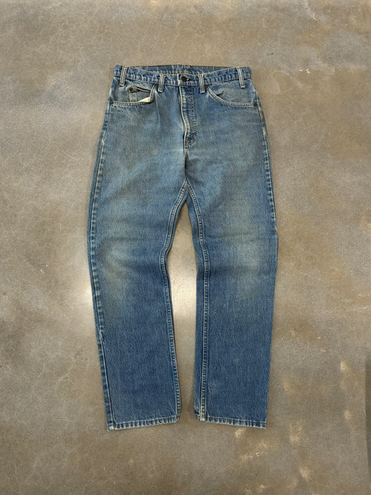 Vintage 1990s Levis 20505-0219 Orange Tab Jeans [32]