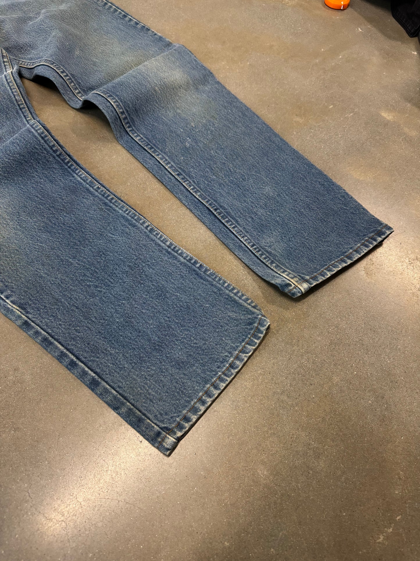Vintage 1990s Levis 20505-0219 Orange Tab Jeans [32]
