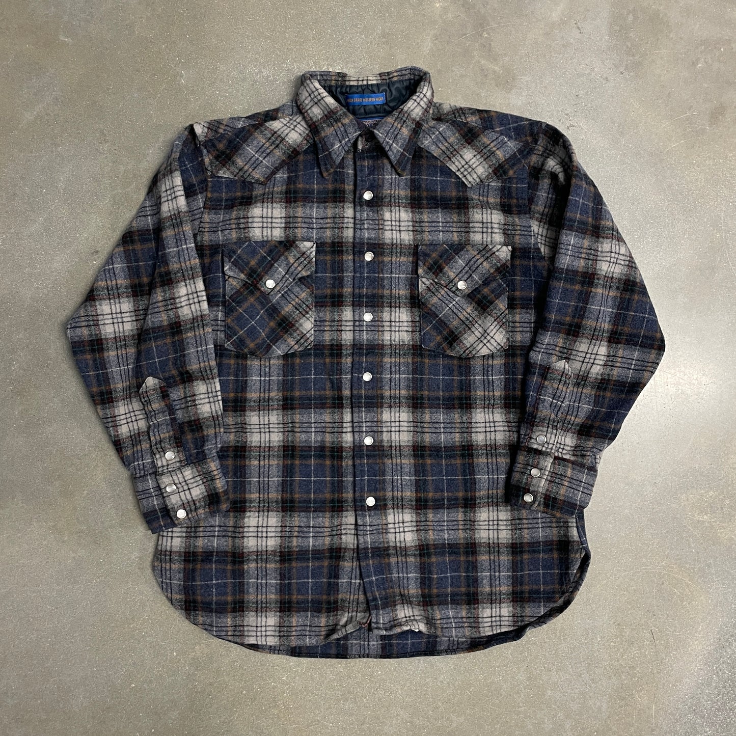 1980s Pendleton Wool Flannel [L]