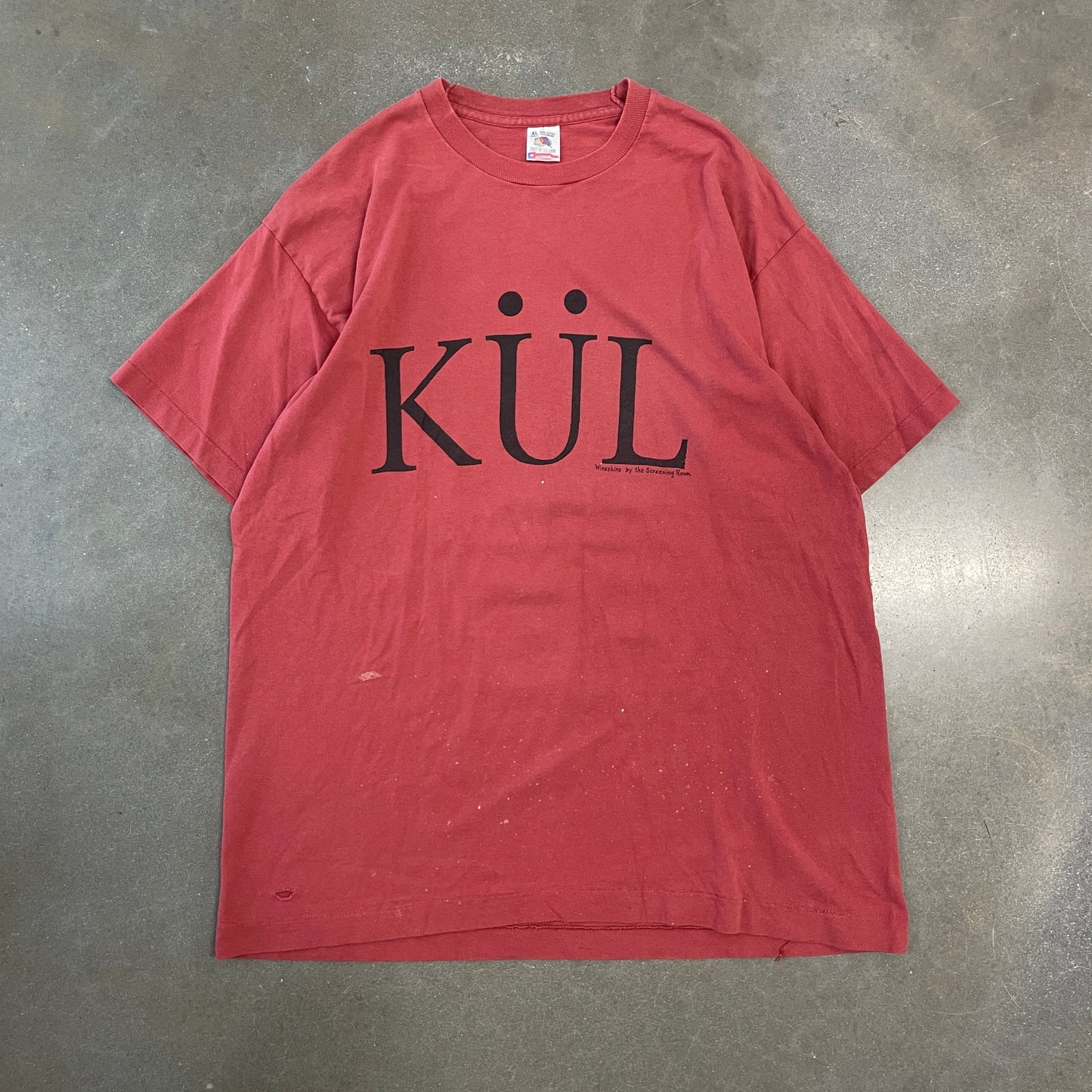 1990s Distressed Kül T-Shirt [XL]