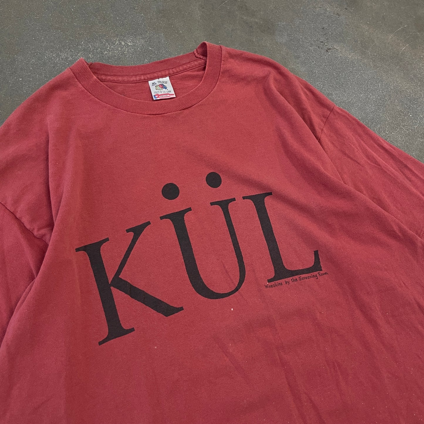 1990s Distressed Kül T-Shirt [XL]