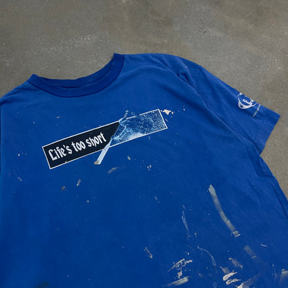 Y2K Distressed Paddle Hard Costa Rica T-Shirt [XL]