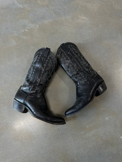 Vintage 1990s Leather Cowboy Boots [8.5M]