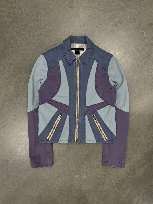 Marc Jacobs Blue and Purple Paneled Jacket [4]