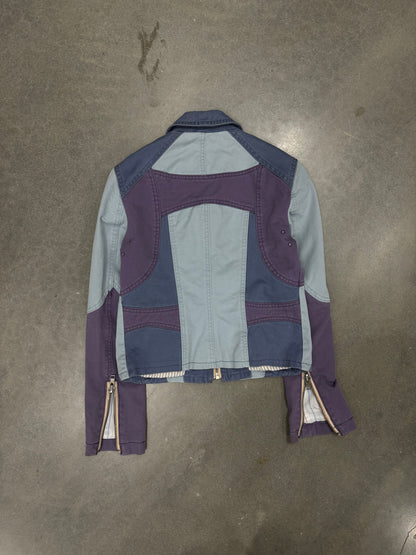 Marc Jacobs Blue and Purple Paneled Jacket [4]