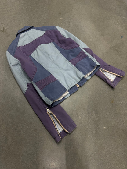 Marc Jacobs Blue and Purple Paneled Jacket [4]