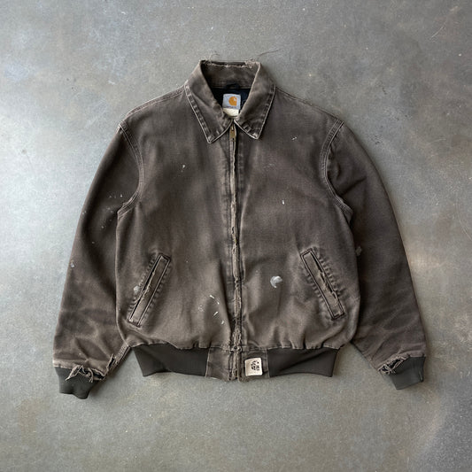 1990s Distressed Carhartt Work Jacket [L]