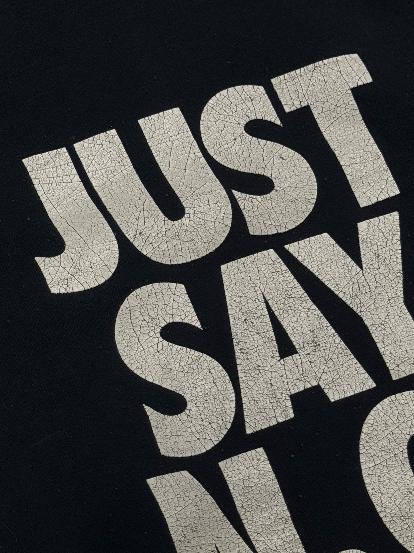 Vintage 1990s "Just Say No" Nike Parody Crewneck [M/L]