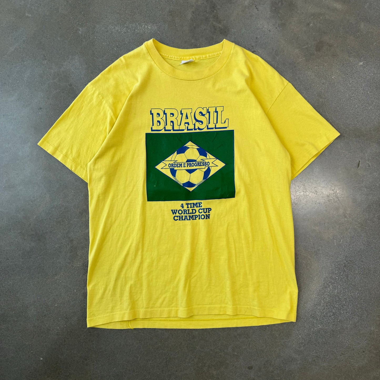 1990s Brazil Graphic T-Shirt [XL]