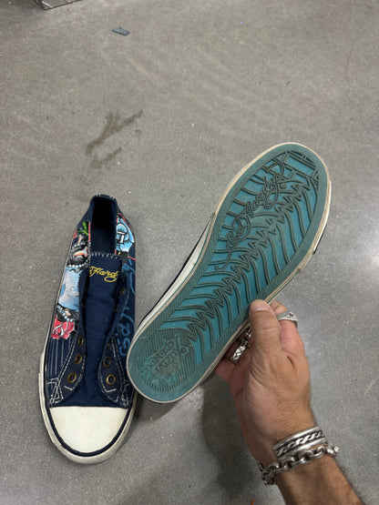 Vintage Y2K Ed Hardy Slip-on Converse [7]