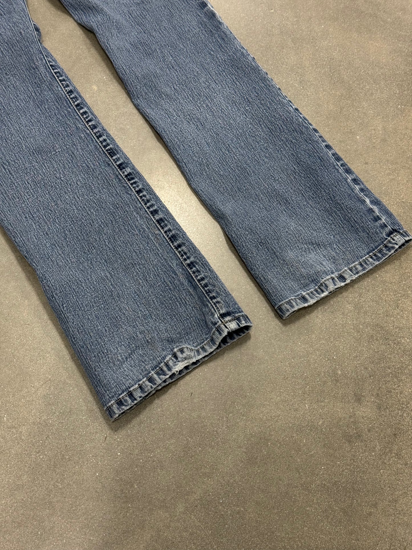 Vintage Y2K Sizzle Low Rise Flared Jeans [28]