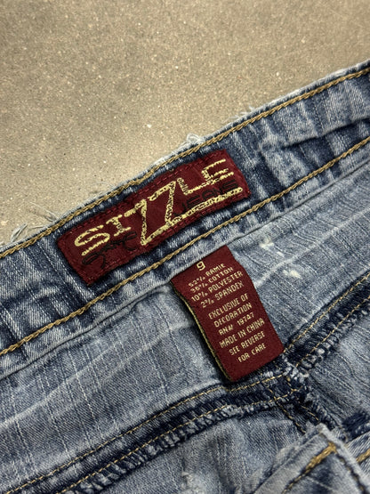 Vintage Y2K Sizzle Low Rise Flared Jeans [28]