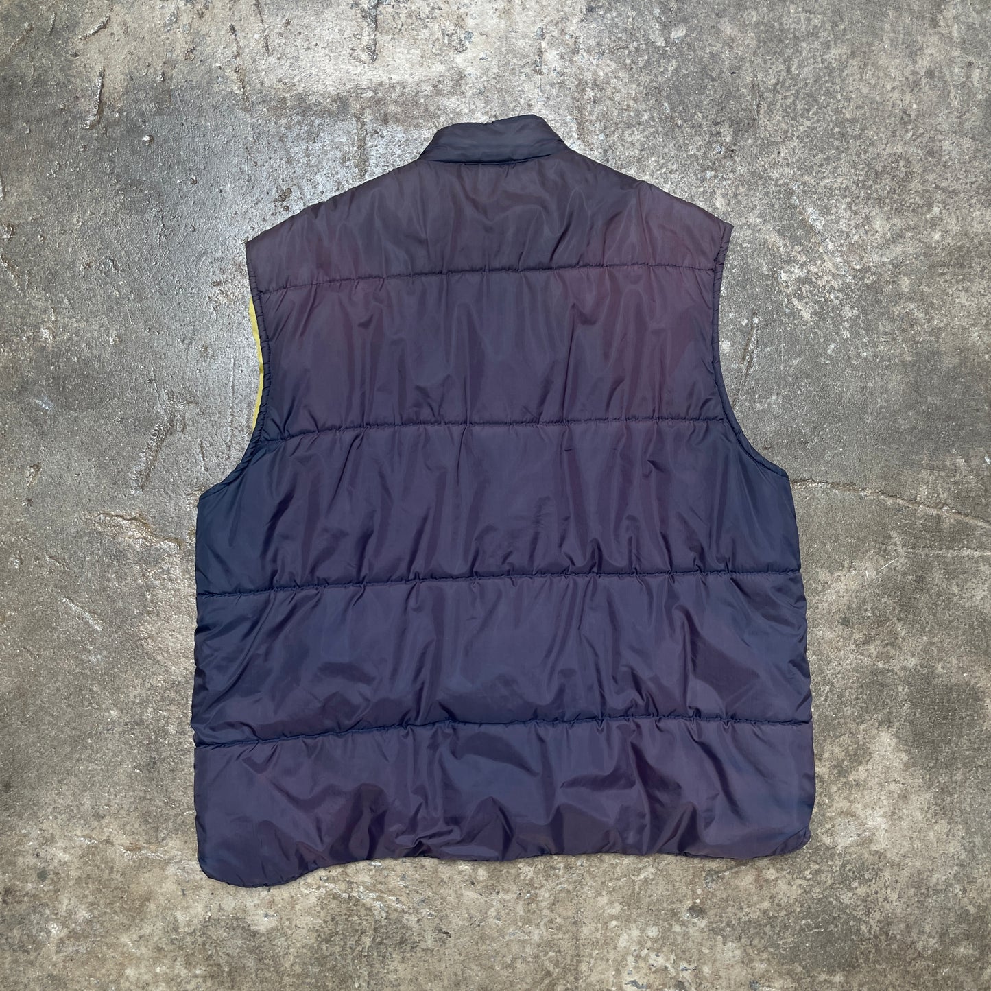 1980s Distressed Overdyed Down Vest