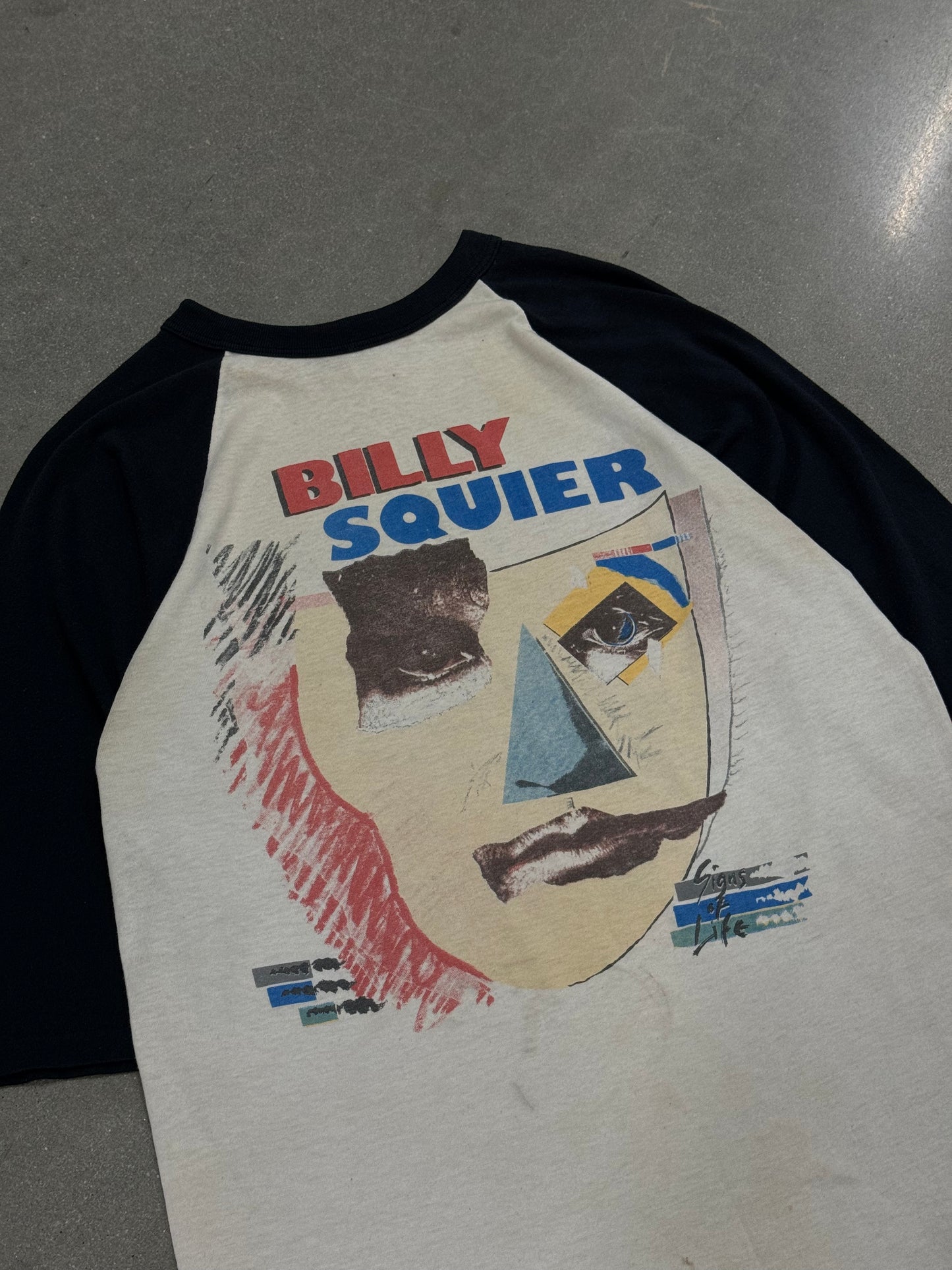 Vintage 1980s Billy Squier Ralgan Band T-Shirt [M]