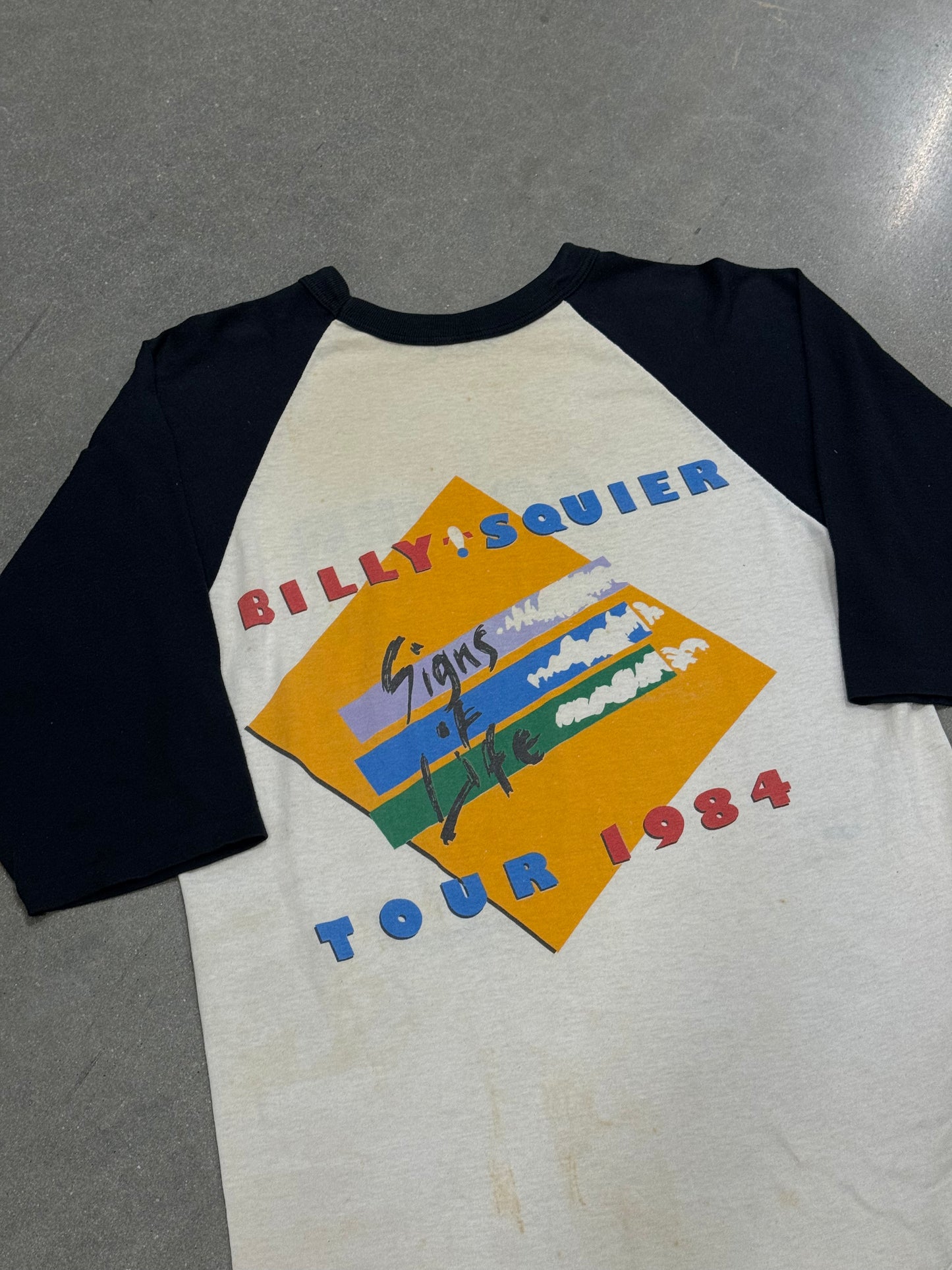 Vintage 1980s Billy Squier Ralgan Band T-Shirt [M]