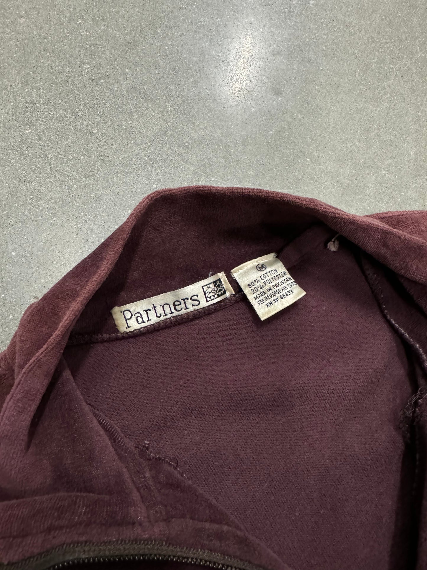 Vintage Y2K Suede Zip-Up Jacket [M]