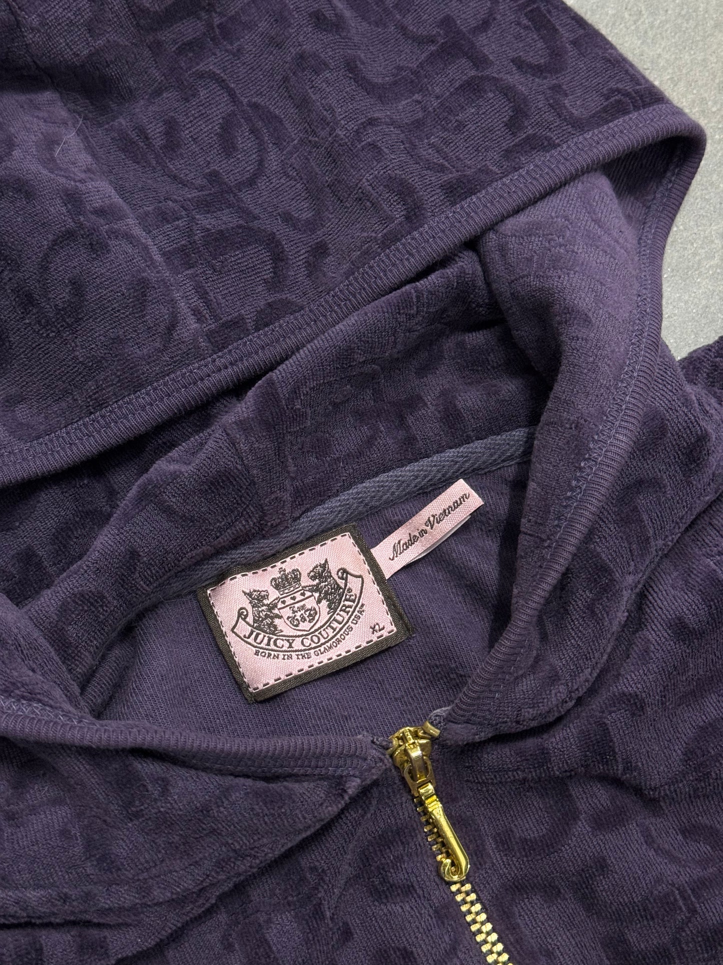 Vintage Y2K Juicy Couture Zip-Up Jacket [XL]