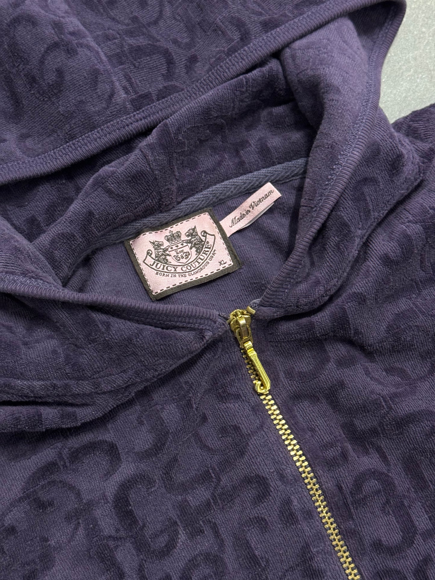 Vintage Y2K Juicy Couture Zip-Up Jacket [XL]