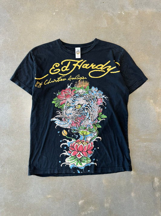 Vintage 2000s Ed Hardy Tattoo All Over Print [L]