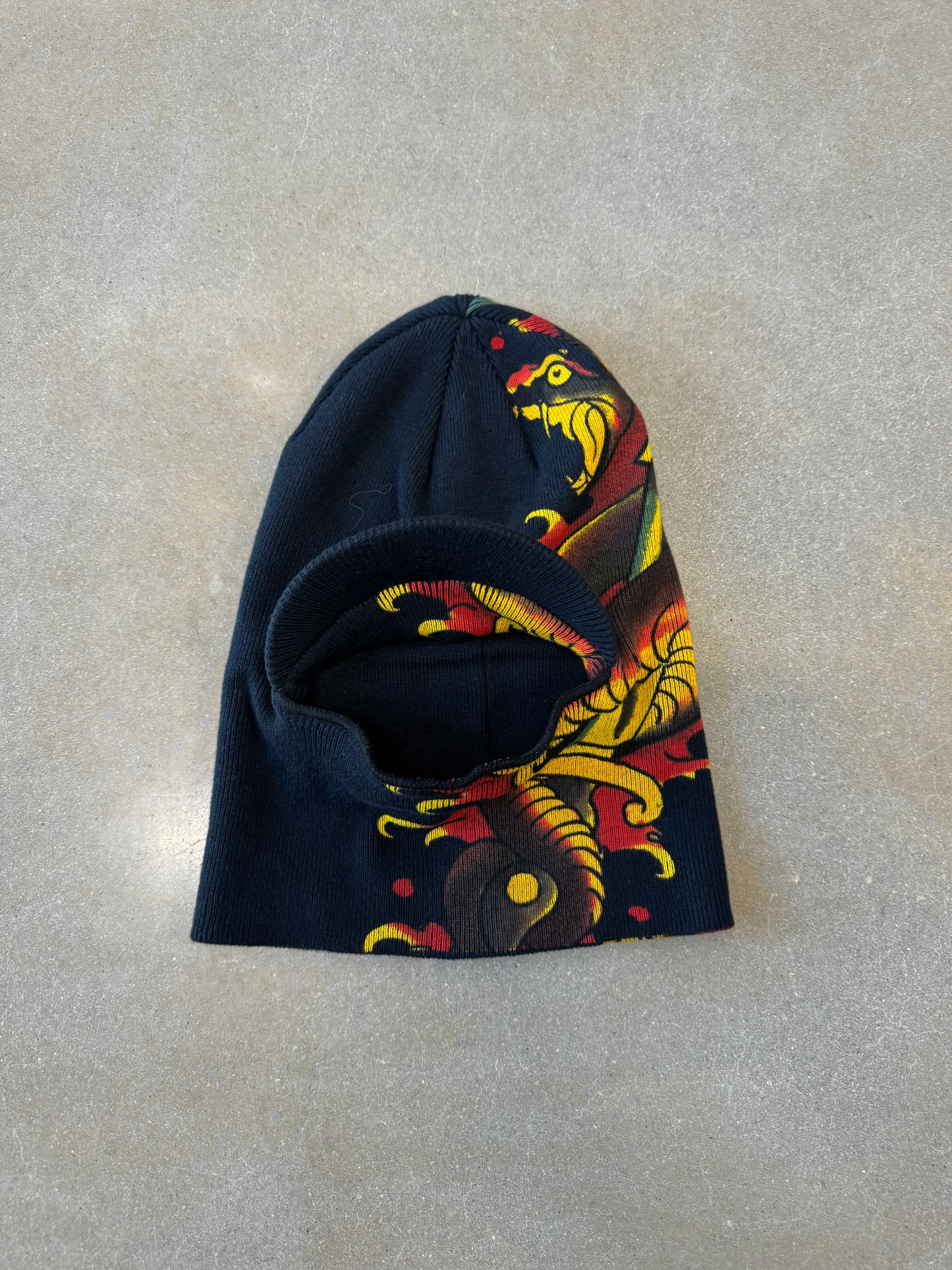 Vintage 2000s Ed Hardy by Christian Audigier Balaclava Brimmed Beanie [OS]