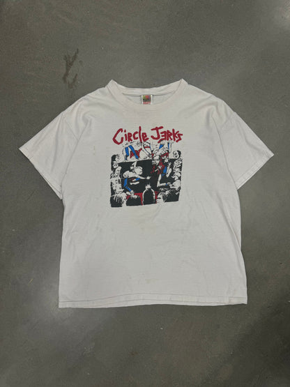 Vintage Y2K Distressed Circle Jerks Band T-Shirt [XL]