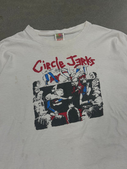 Vintage Y2K Distressed Circle Jerks Band T-Shirt [XL]