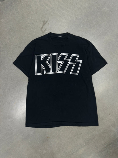 Vintage 1996 Kiss Faces Single Stitch T-Shirt [XL]