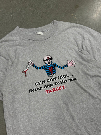 Vintage 1980s Gun Control Parody T-Shirt [M/L]