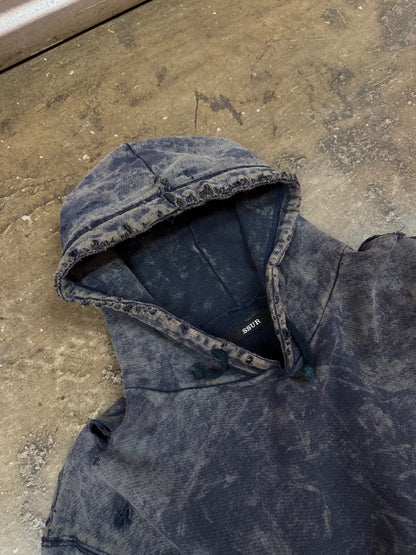 2000s Y2K Acid Wash Distressed SSUR Hoodie [M/L]