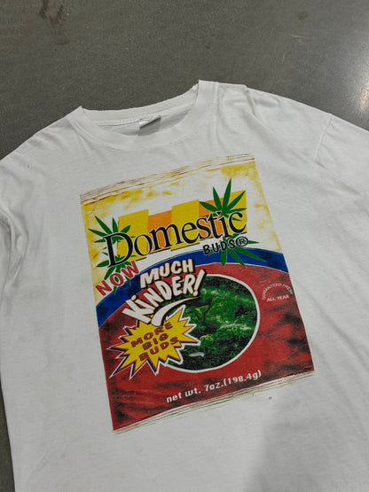 Vintage 1990s Domestic Buds Weed Parody T-Shirt [XL]