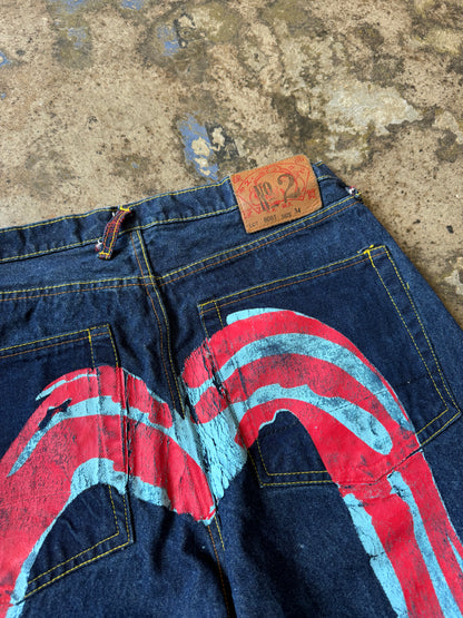 Vintage Y2K Evisu Jorts [34]