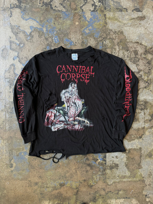 Vintage Y2K Distressed Cannibal Corpse Longsleeve [XL]