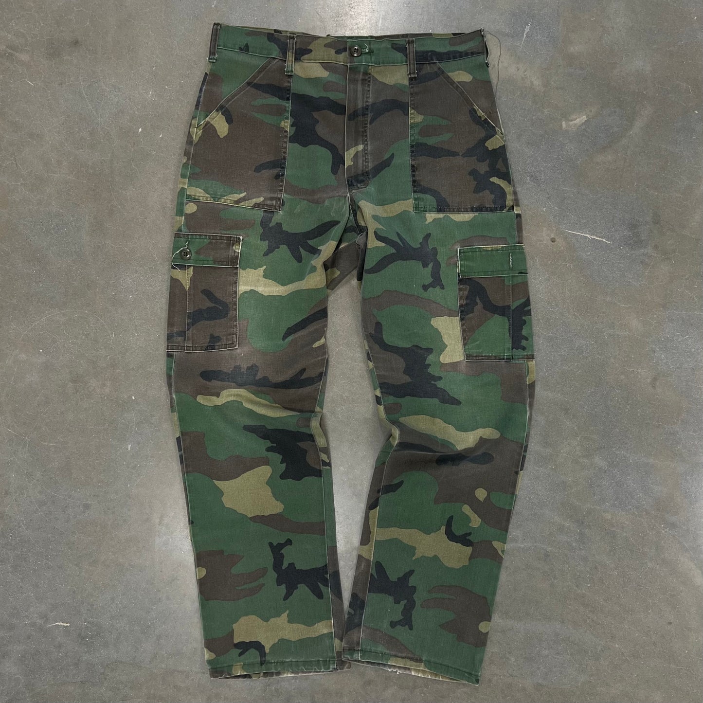 1990s Faded Camo Pants [34x30]