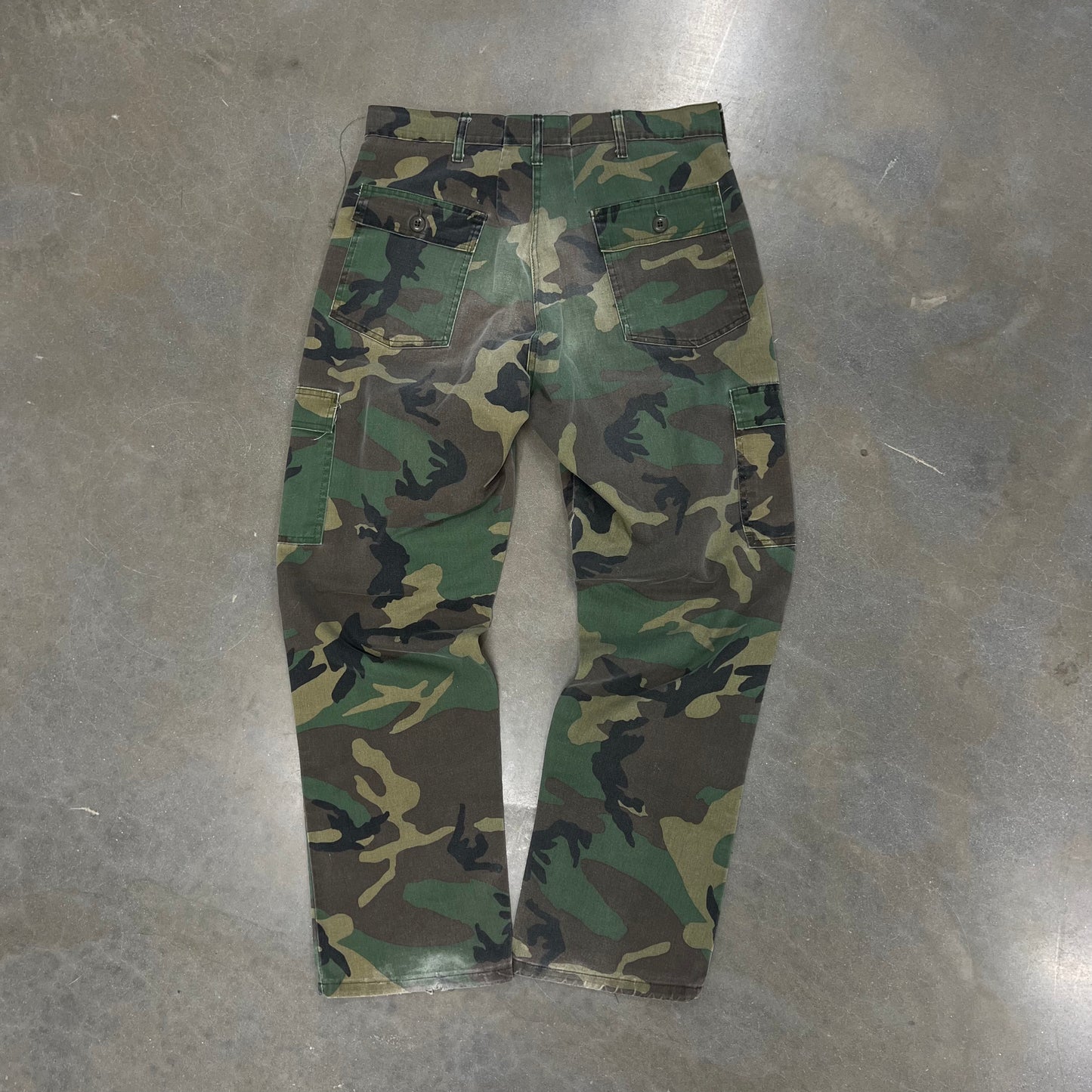 1990s Faded Camo Pants [34x30]