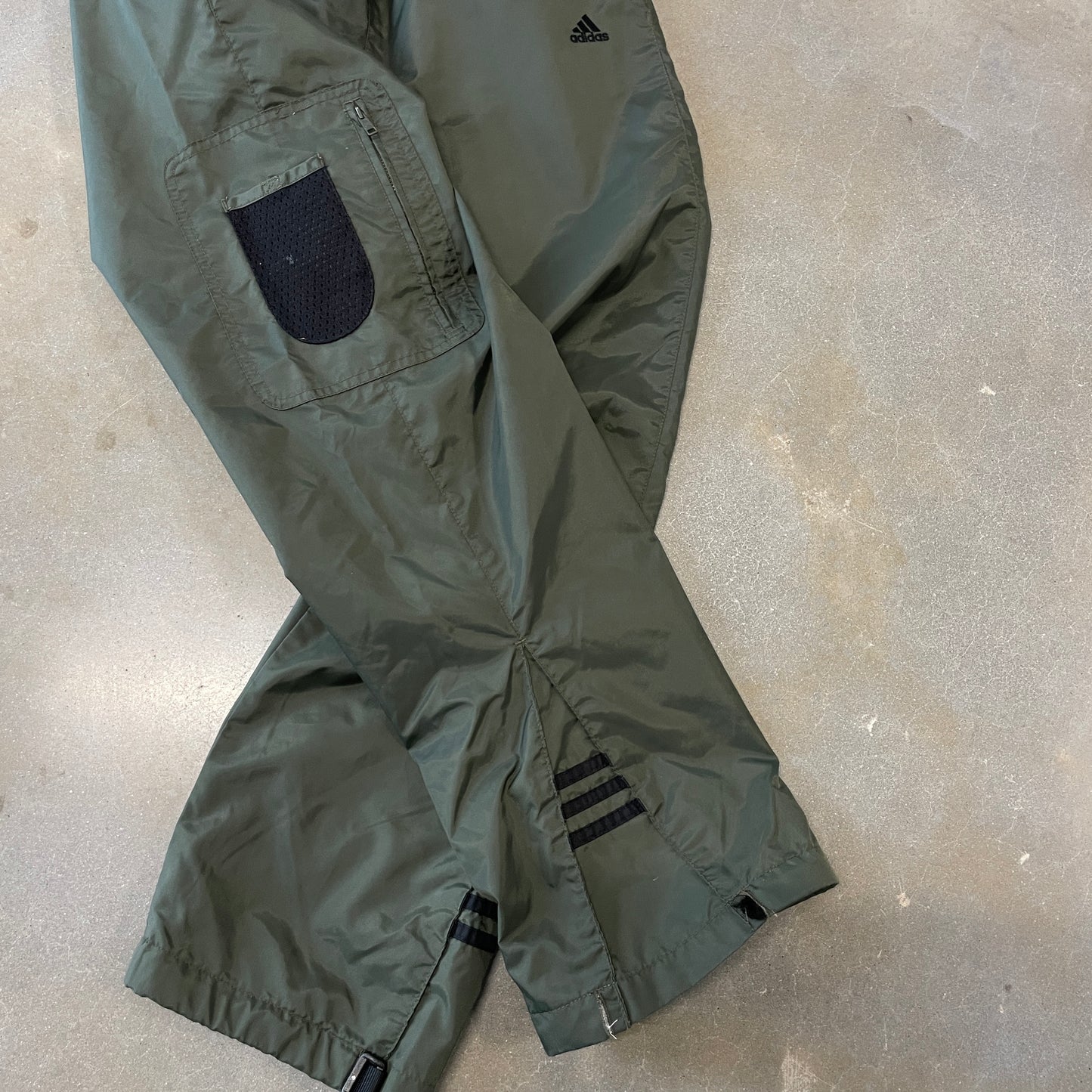 1990s Adidas Cargo Flared Baggy Pants [S/M]