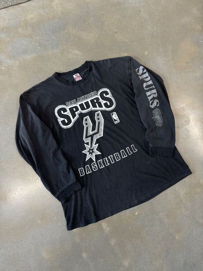 Vintage 1990s San Antonio Spurs Longsleeve T-Shirt [XL]