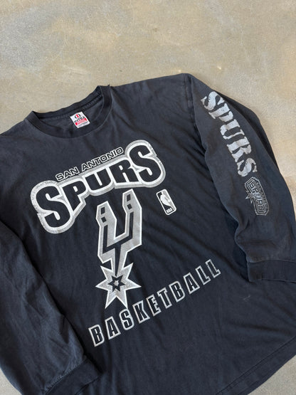 Vintage 1990s San Antonio Spurs Longsleeve T-Shirt [XL]